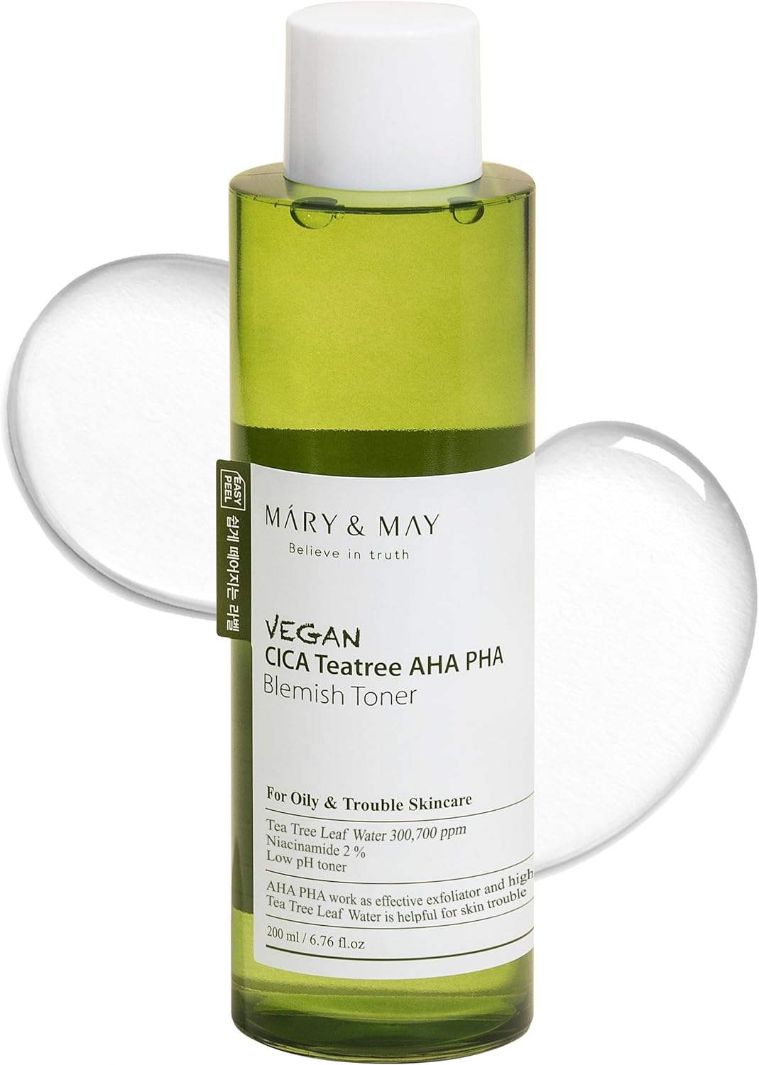 Mary&May Vegan Tea Tree AHA BHA Blemish Toner 200ml